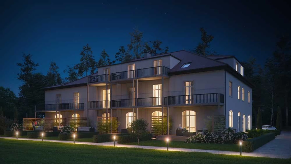 Südausrichtung mit Balkonen