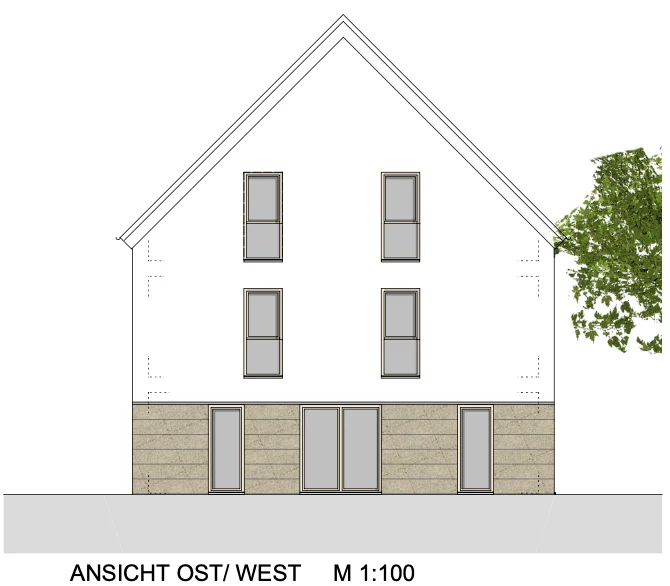 Hofmarkstraße 3 – Ansicht Ost/West